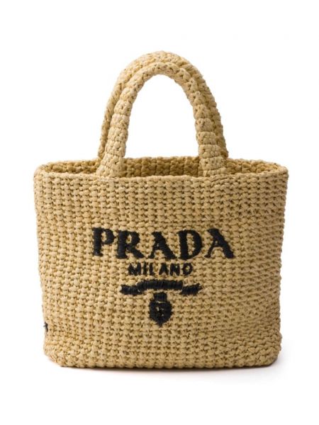 Nákupná taška s výšivkou Prada