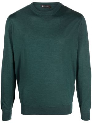 Sweter z okrągłym dekoltem Colombo zielony