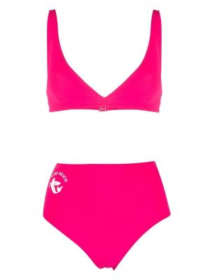Bikini con stampa Etro rosa