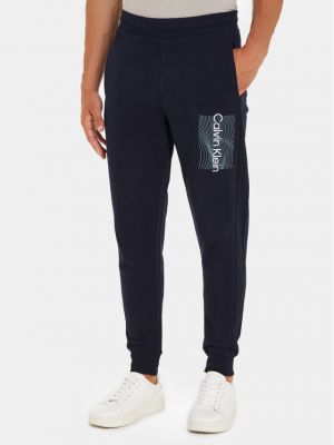 Pantalon de joggings Calvin Klein bleu