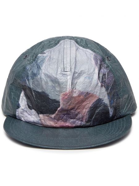 Kapa s šiltom s potiskom z abstraktnimi vzorci Undercover siva