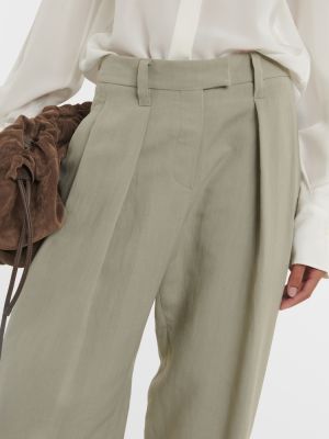 Pantaloni baggy Brunello Cucinelli grigio