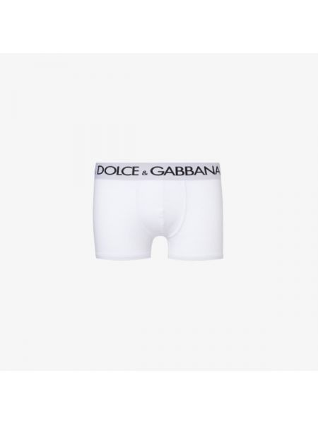 Хлопковые боксеры Dolce & Gabbana белые
