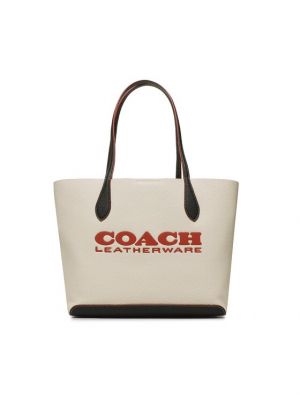 Shopper rankinė Coach smėlinė