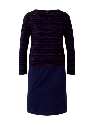 Jednofarebné bavlnené priliehavé mini šaty Iriedaily - modrá