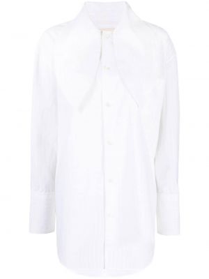 Oversized pruhovaná košeľa Marni biela