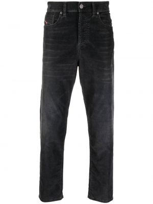 Avsmalnande jeans Diesel svart