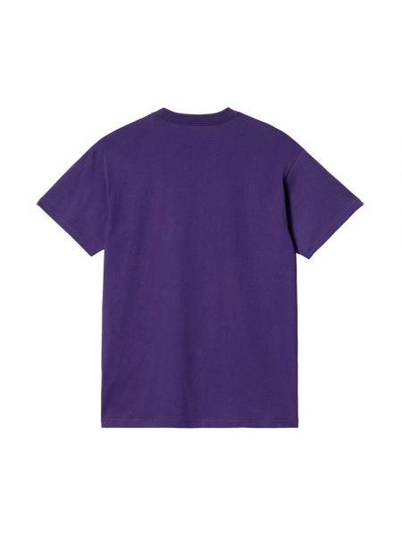 Camiseta manga corta skate & urbano Carhartt Wip violeta
