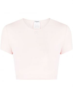 Top mit stickerei Chanel Pre-owned pink