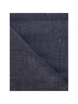 Bufanda de algodón Salvatore Ferragamo azul