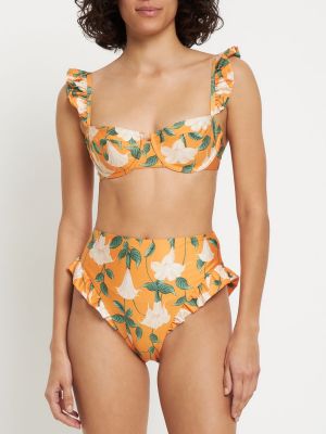 Bikini Agua By Agua Bendita pomarańczowy