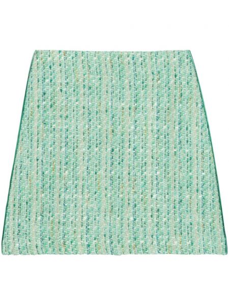 Mini suknja od tvida St. John zelena