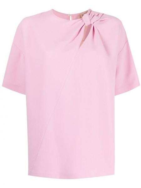Blusa con lazo Nº21 rosa