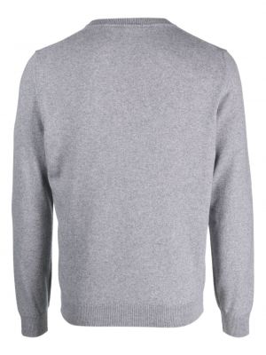 Pull en tricot col rond Cenere Gb gris