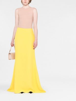 Jedwabna spódnica Valentino żółta