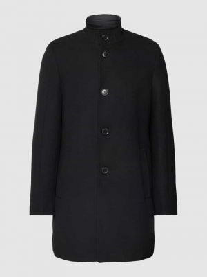 Czarny krótki płaszcz S.oliver Black Label