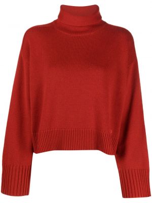Пуловер Loulou Studio червено