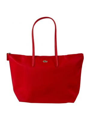 Τσάντα shopper Lacoste κόκκινο