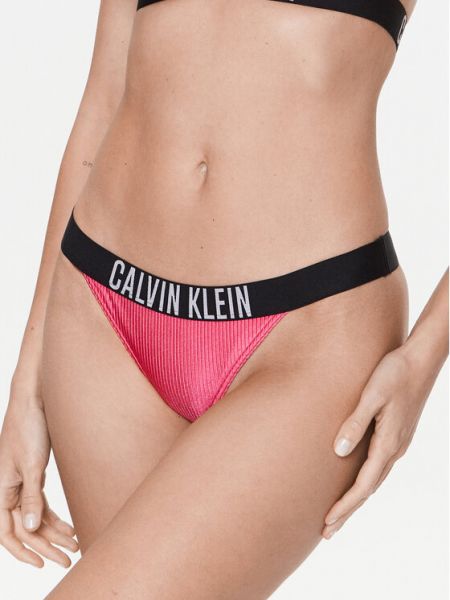 Maudymosi kostiumėlis Calvin Klein Swimwear rožinė
