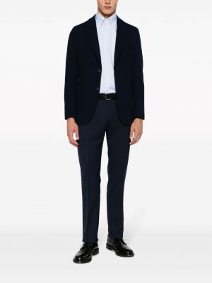 Jersey blazer aus baumwoll Boggi Milano blau