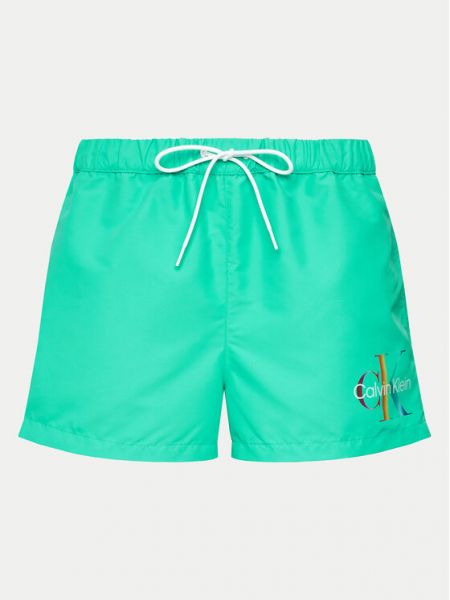 Zielone szorty Calvin Klein Swimwear