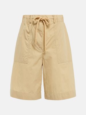 Shorts en coton oversize Moncler blanc