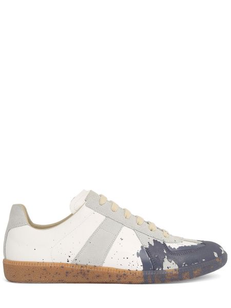 Zapatillas de cuero Maison Margiela blanco