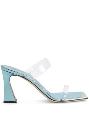 Transparente sandale Giuseppe Zanotti blau