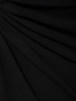 Body din viscoză din jerseu Michael Kors Collection negru