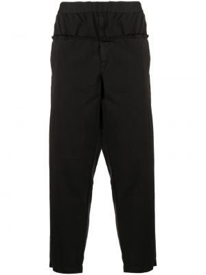 Pletené kalhoty Comme Des Garçons Shirt černé