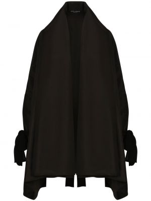 Oversize палто Dolce & Gabbana черно