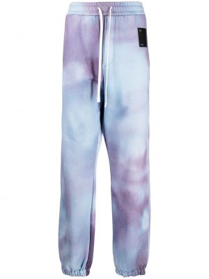 Pantalon de joggings à imprimé tie dye Oamc bleu