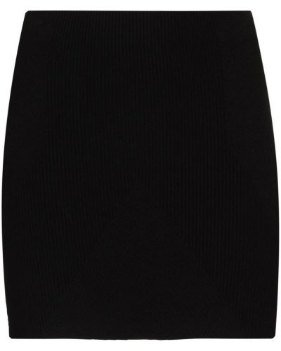 Falda de punto Gauge81 negro
