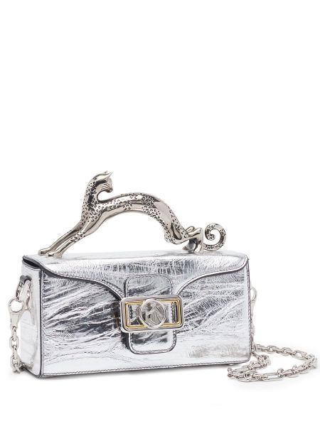 Färgad väska Lanvin silver