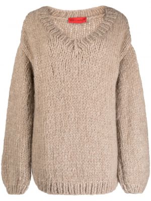 Πουλόβερ κασμίρ με λαιμόκοψη v chunky Wild Cashmere