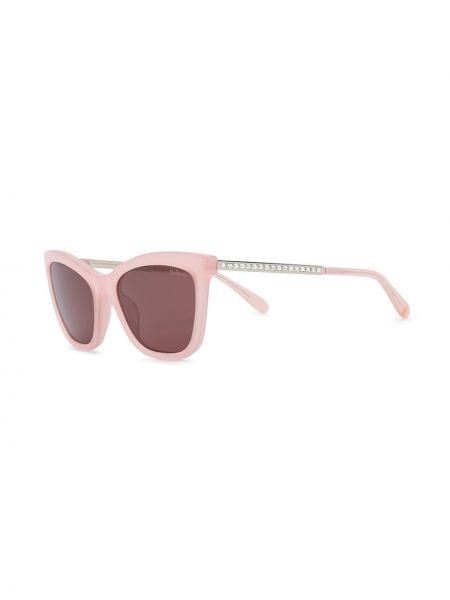 Gafas de sol de cristal Mulberry rosa