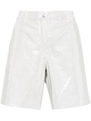 Kratke hlače s kristalima Ermanno Scervino bijela