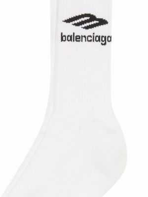 Chaussettes de sport Balenciaga blanc
