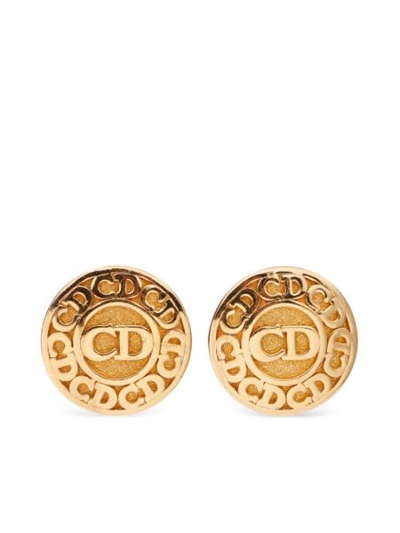Boucles d'oreilles Christian Dior Pre-owned doré