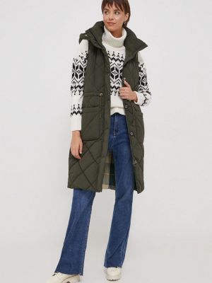 Sweter wełniany Barbour beżowy