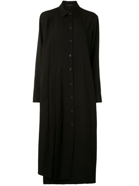 Košilové šaty Yohji Yamamoto - Černá