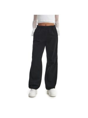 Blugi din bumbac cu croială lejeră Cropp - negru
