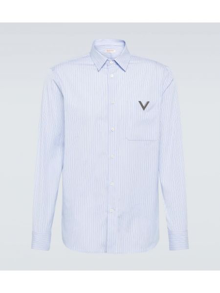 Chemise en coton Valentino blanc