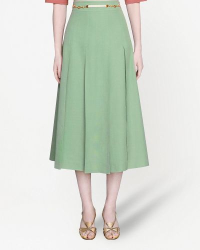 Plisované sukně Gucci zelené