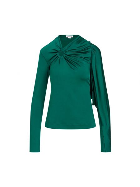 Bluzka Victoria Beckham zielona