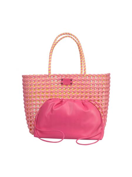 Shopper handtasche mit taschen Msgm pink