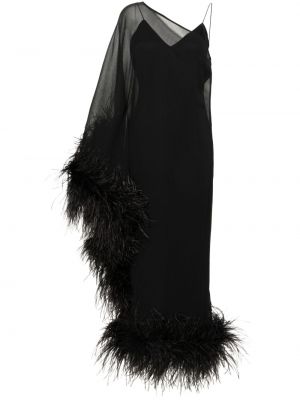 Μάξι φόρεμα Taller Marmo μαύρο