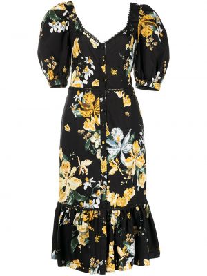 Trykt floral dress Marchesa Notte