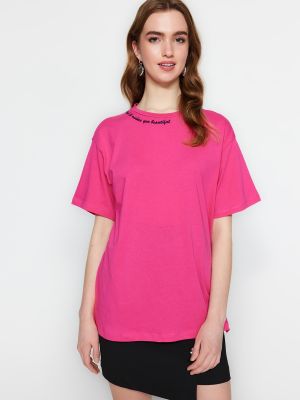 Тениска Trendyol розово
