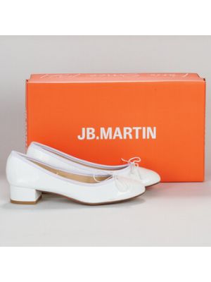 Białe balerinki Jb Martin